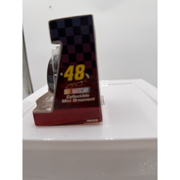 Nascar #48 Jimmie Johnson Mini Christmas Ornament Trevco 2004 Collectible - Picture 2 of 4